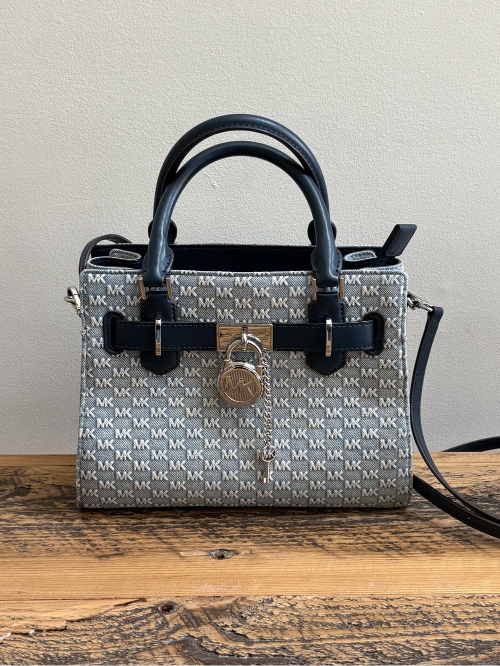 Michael Kors Hamilton Denim Satchel